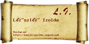 László Izolda névjegykártya